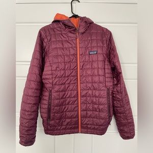Womens Nano Puff Patagonia hoodie jacket L